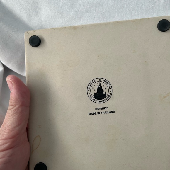 Vintage Disney Gourmet Mickey Mouse Ceramic Kitchen lot- Blue and White - Picture 3 of 11